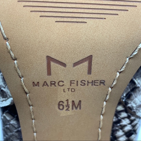 Marc Fisher LTD Alva Pointy Toe Snake Printe Women's Bootie - Picture 12 of 15